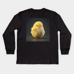 Cute Easter Chick Kids Long Sleeve T-Shirt